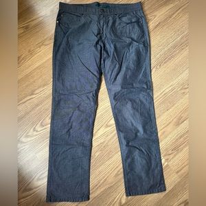 Men’s Perry Ellis Slim Straight Dress Pants - Dark Grey